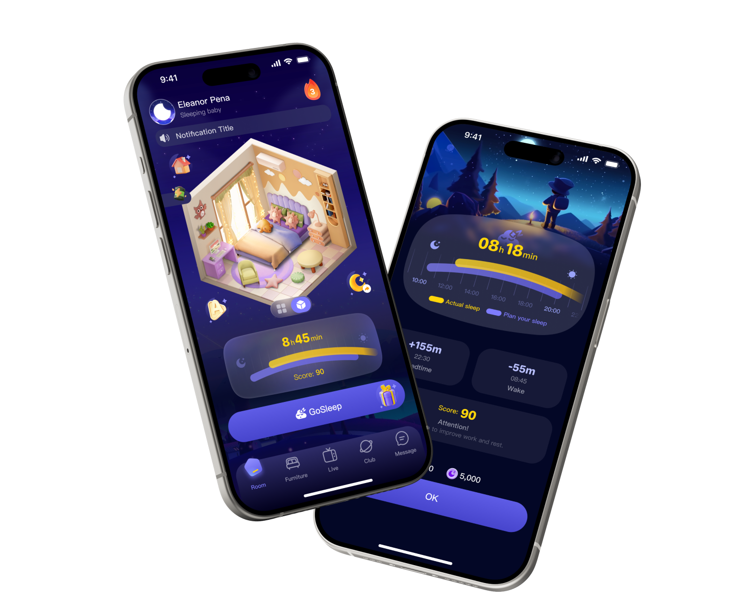 GoSleepPro 核心界面